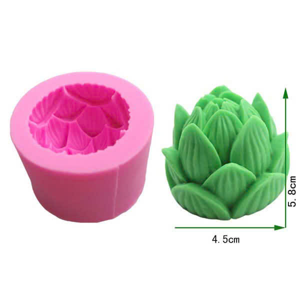 Khuôn búp sen silicon làm xôi, bánh hàng loại đẹp