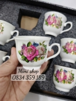 Cốc đựng nước , ly đựng nước hình hoa hồng