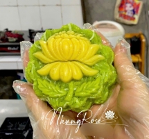 Khuôn hoa cúc đại 250g làm bánh rau câu trung thu, ép xôi