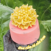 Khuôn silicon cẩm tú cầu Luna 9cm đổ rau câu