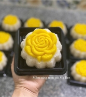   Khuôn hoa hồng 250g làm bánh rau câu trung thu, ép xôi 
