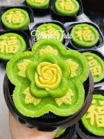 Khuôn ấn xôi- khuôn hoa mai 5 cánh 14cm - Hoa hồng